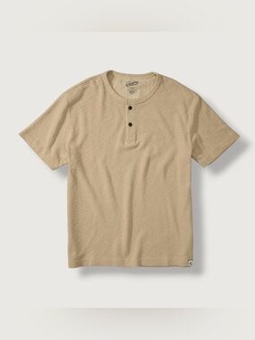 Grayers Clint Waffle Cotton Short Sleeve Henley Beige XXL NWT STITCH FIX